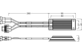 Osram SMART CANBUS H8/H9/H11/H16 LED canbus adapter LEDSC05-2HB